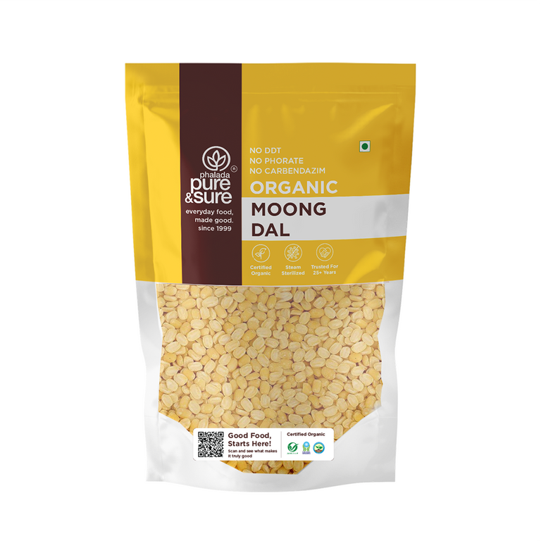 Pure & Sure Organic Moong Dal - 500 gm