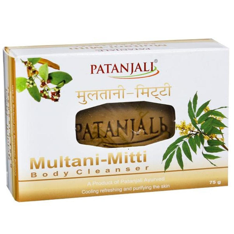 Patanjali Multani - Mitti Body Cleanser - Pack of 1 - 75 gm