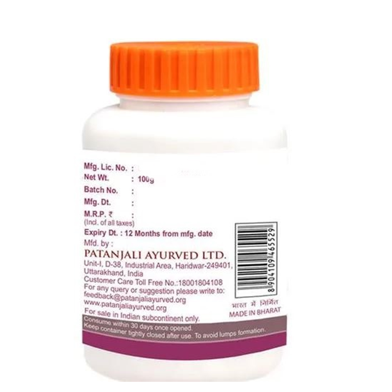 Patanjali Swet Mushli Churna - 100 gm - Pack of 1