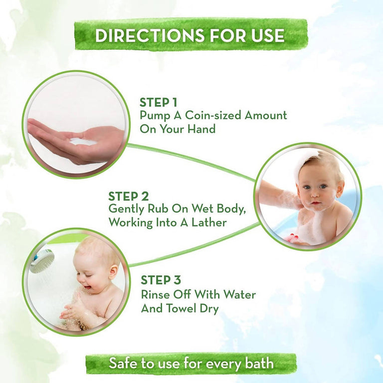 Mamaearth Milky Soft Baby Body Wash For Tear-Free Formula & Gently Cleanses Skin - 400 ml
