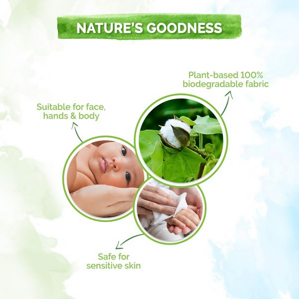 Mamaearth Baby 99% Pure Water Gentle Towel Wipes - 72 Pieces