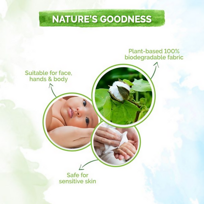 Mamaearth Baby 99% Pure Water Gentle Towel Wipes - 72 Pieces