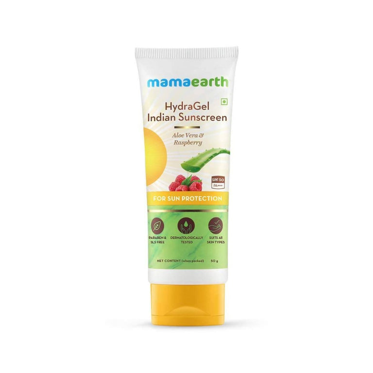 Mamaearth HydraGel Indian Sunscreen For Sun Protection - 50 gm