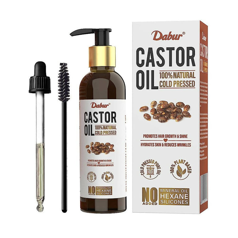 Dabur Castor Oil 100% Natural Cold Pressed - 200 ml