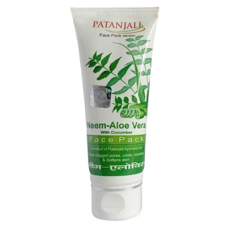 Patanjali Aloevera Neem Cucumber Face Pack 60Gm - Pack of 1