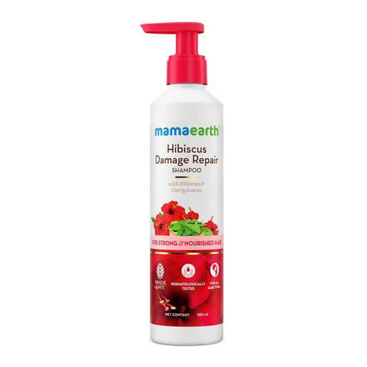 Mamaearth Hibiscus Damage Repair Shampoo - 250 ml