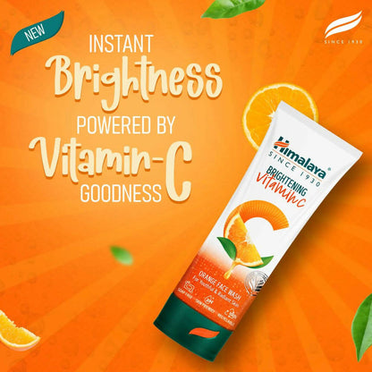 Himalaya Herbals Brightening Vitamin C Orange Face Wash - 50 ml