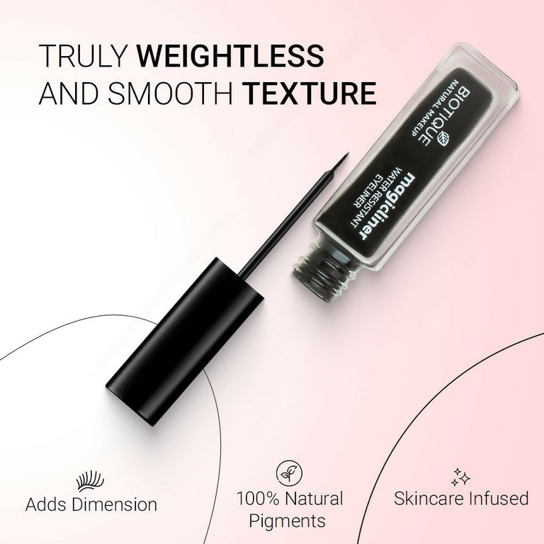 Biotique Magicliner Water Resistant Eyeliner - Midnight Black - 9 ml