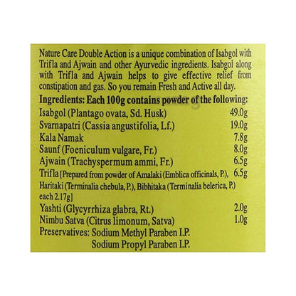 Dabur Nature Care Isabgol Double Action - 100 gm
