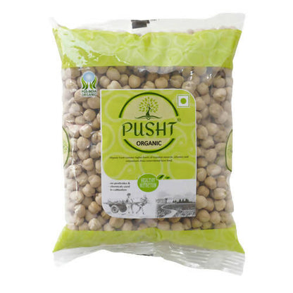 Pusht Organic Kabuli Chana (Chickpeas or Garbanzo Beans) - 1 kg