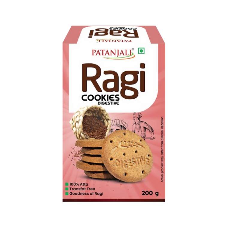 Patanjali Ragi Cookies Digestive - 200 gm