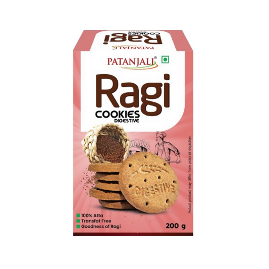 Patanjali Ragi Cookies Digestive - 200 gm