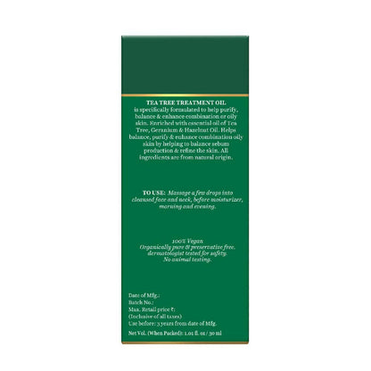 Biotique Tea Tree Treatment Face Oil - 30 ml