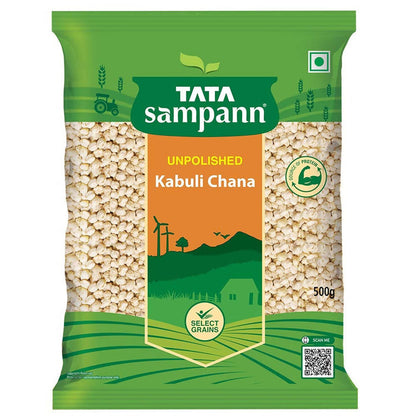 Tata Sampann Unpolished Kabuli Chana - 500 gm