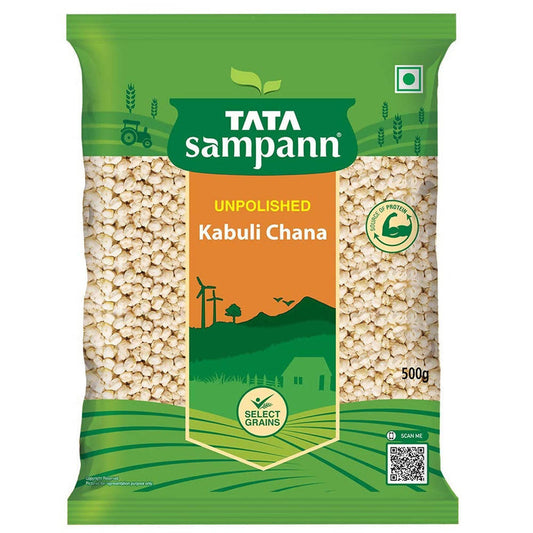 Tata Sampann Unpolished Kabuli Chana - 500 gm
