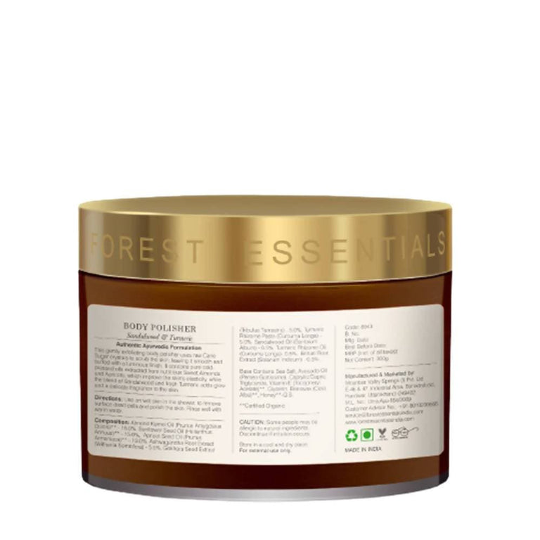 Forest Essentials Body Polisher Sandalwood & Turmeric - 200 gm