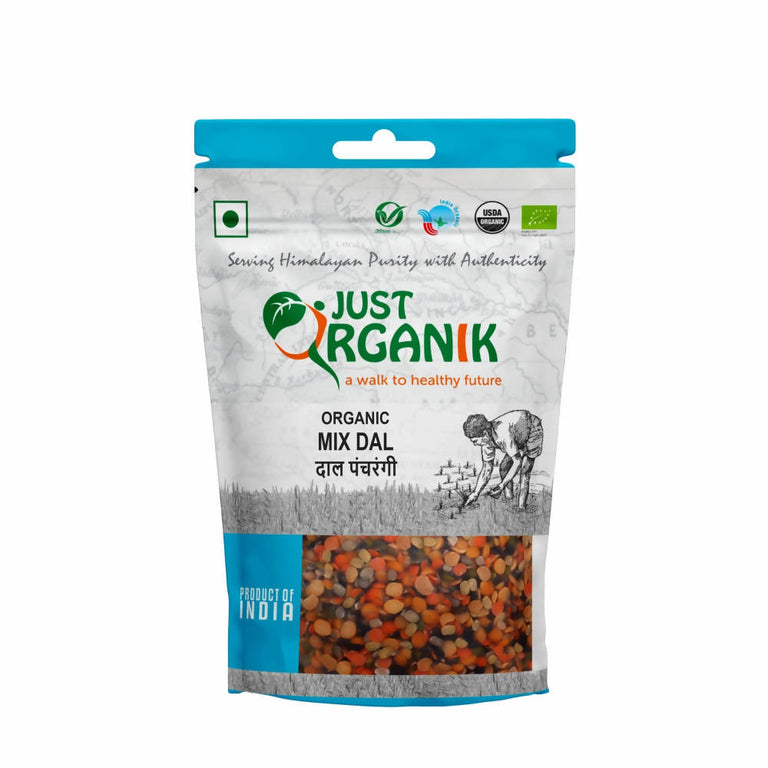 Just Organik Mix Dal (Dal Panchrangi) - 500 gm