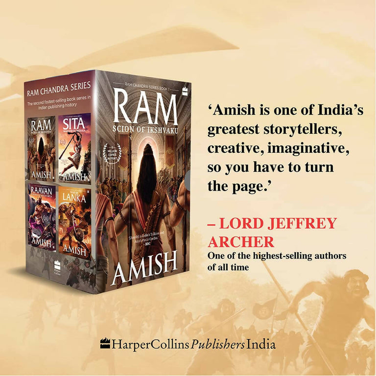 The Ram Chandra Series: Boxset of 4 Books by Amish Tripathi - Paperback