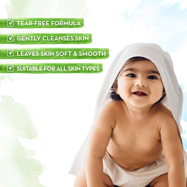 Mamaearth Milky Soft Baby Body Wash For Tear-Free Formula & Gently Cleanses Skin - 400 ml
