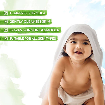 Mamaearth Milky Soft Baby Body Wash For Tear-Free Formula & Gently Cleanses Skin - 400 ml