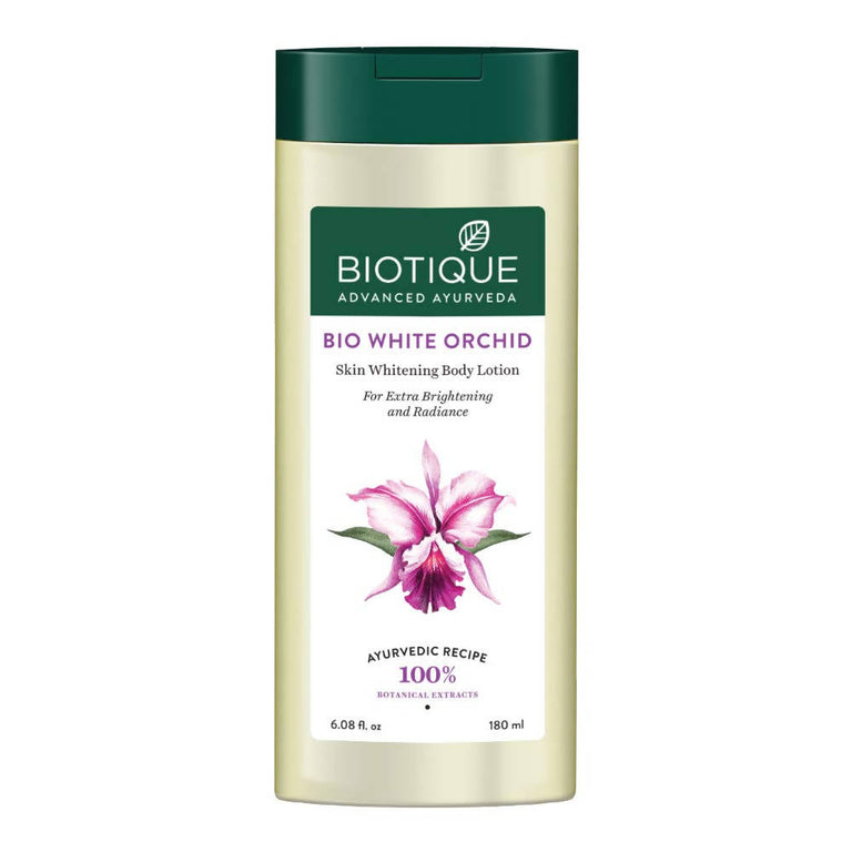 Biotique Advanced Ayurveda Bio White Orchid Skin Whitening Body Lotion - 180 ml