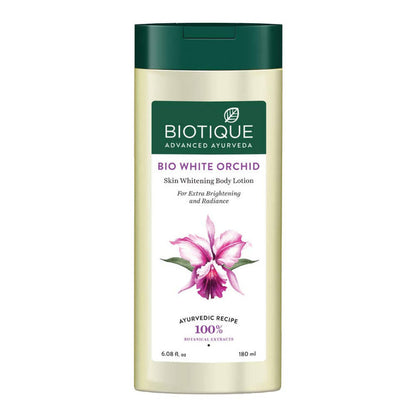 Biotique Advanced Ayurveda Bio White Orchid Skin Whitening Body Lotion - 180 ml