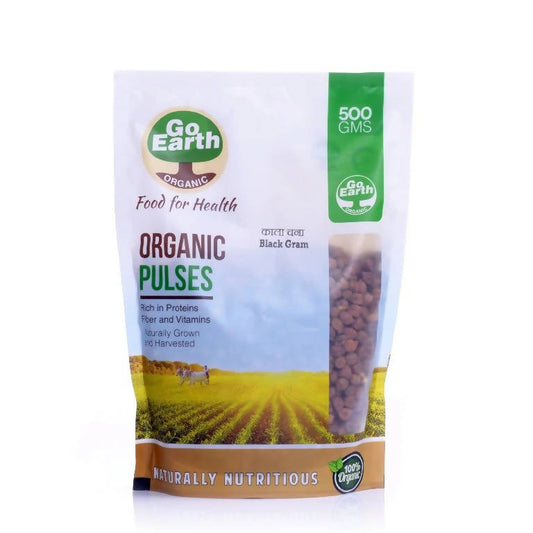 Go Earth Organic Black Gram - 500 gm