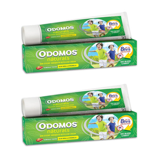 Dabur Odomos Naturals Non-Sticky Mosquito Repellent Cream - 50 gm - Pack of 1