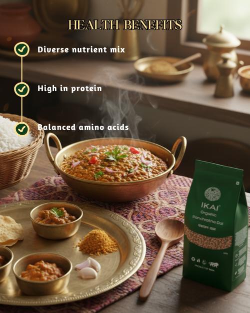 IKAI Organic Panchratna Dal - 500 gm