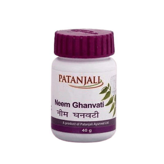Patanjali Neem Ghan Vati - 60 tabs - Pack of 1