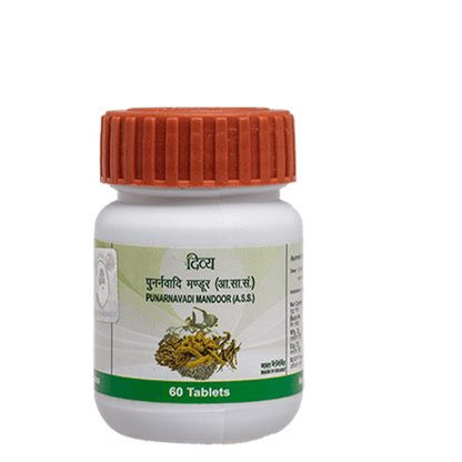 Patanjali Punarnavadi Mandoor - 60 tabs - Pack of 1
