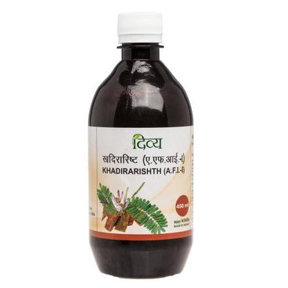 Patanjali Divya Khadirarishth - 450 ml - Pack of 1
