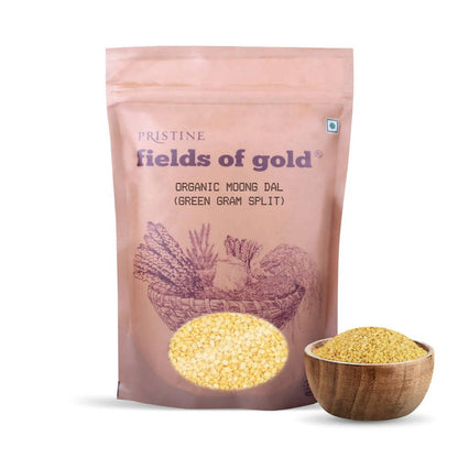 Pristine Fields of Gold - Organic Moong Dal (Green Gram Split) - 1 kg