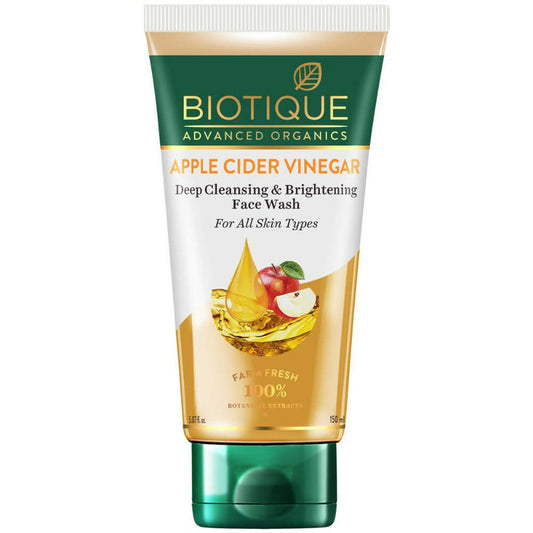 Biotique Apple Cider Vinegar Deep Cleansing & Brightening Face Wash - 150 ml