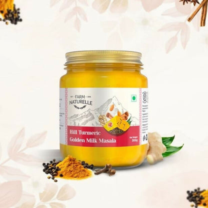 Farm Naturelle Golden Milk Masala - Turmeric Latte Blend with Spices - 100 gm