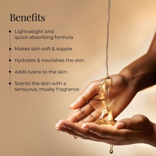 Forest Essentials After Bath Oil Lime Saffron & Oudh - 50 ml