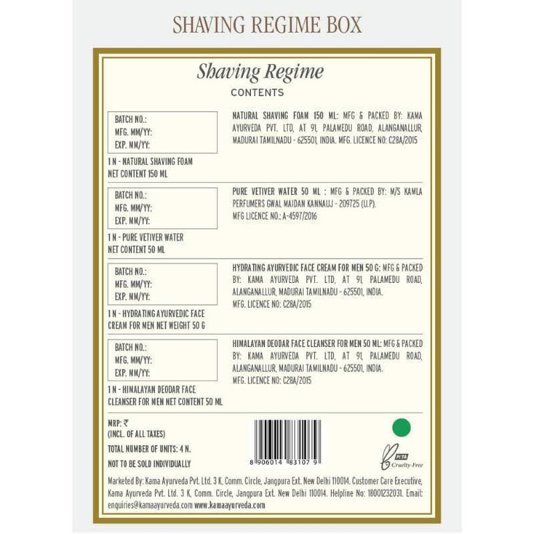 Kama Ayurveda Shaving Regime