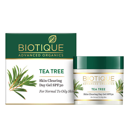 Biotique Advanced Organics Tea Tree Skin Clearing Day Gel SPF30 - 50 gm