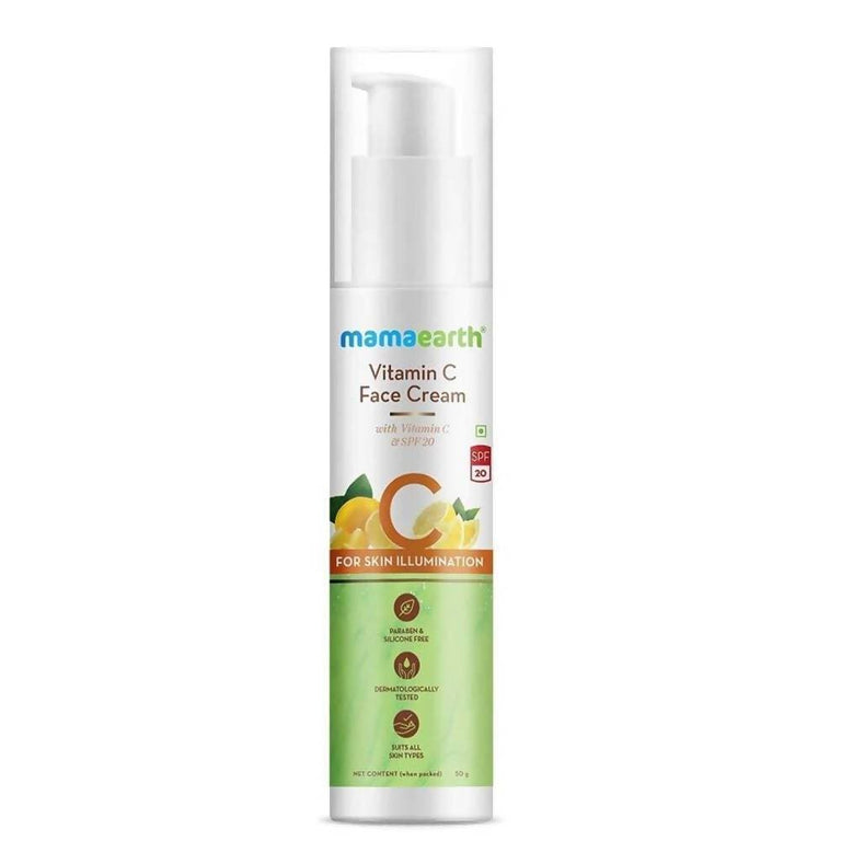 Mamaearth Vitamin C Face Cream + Face Mask + Face Toner Combo - combo