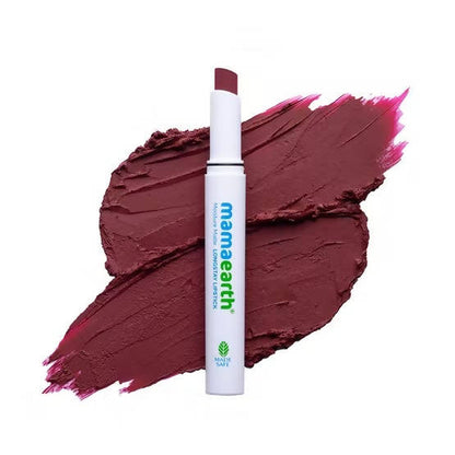 Mamaearth Moisture Matte Long Stay Lipstick-Plum Punch - 2 gm