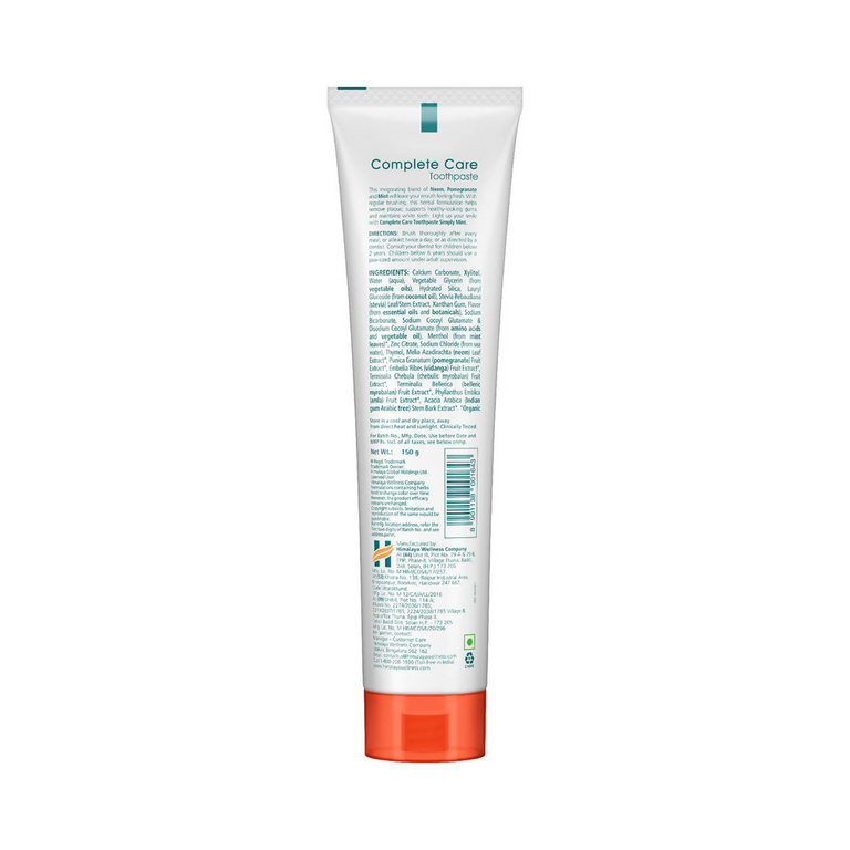 Himalaya Botanique Complete Care Toothpaste (Simply Mint) - 150 gm
