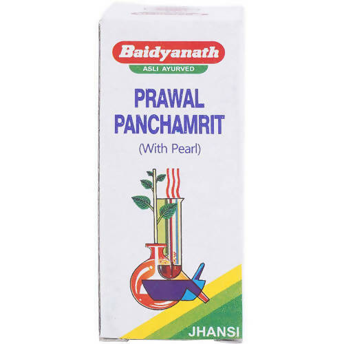 Baidyanath Jhansi Prawal Panchamrit Tablets (Moti Yukta) - 10 Tabs