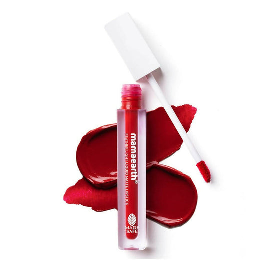Mamaearth Feather Light Liquid Matte Lipstick - Red Velvet - 1.2 ml