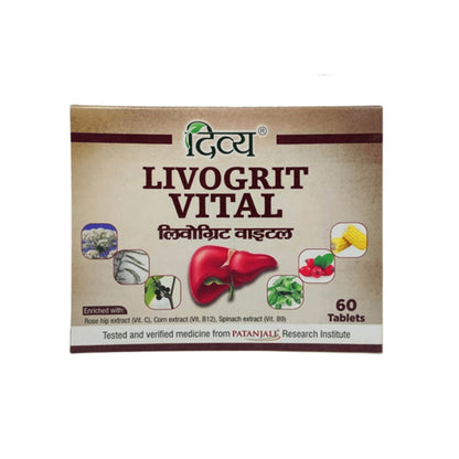 Patanjali Divya Livogrit Vital Tablets - 60 tabs