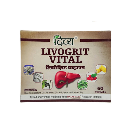 Patanjali Divya Livogrit Vital Tablets - 60 tabs