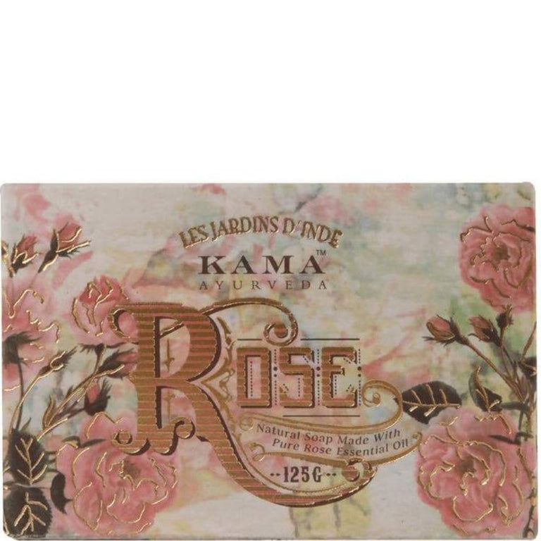 Kama Ayurveda Natural Rose Soap 125gm - 125 gm