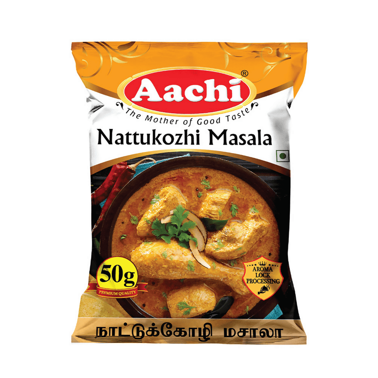 Aachi Nattukozhi Masala - 50 gm - Pack of 2