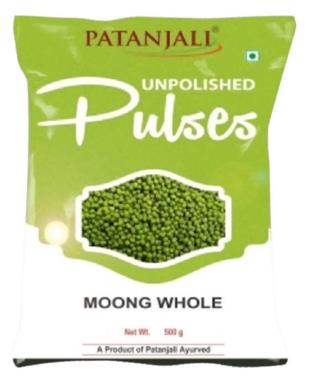 Patanjali Unpolished Moong Sabut - 500 gm