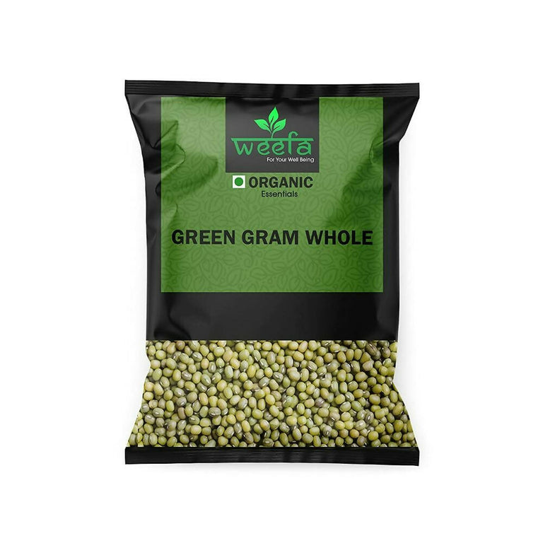 Weefa Organic Green Gram Whole - 500 gm