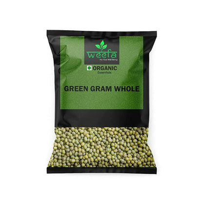 Weefa Organic Green Gram Whole - 500 gm